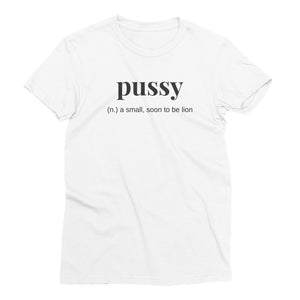 Pussycat Lion - Women’s Short Sleeve T-Shirt